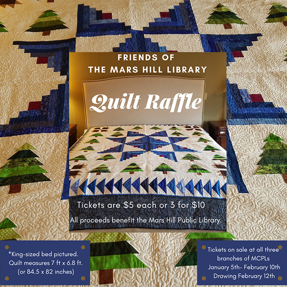 EveryoneResources Quilt Raffle for the Mars Hill Library